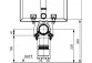 Installation kit for built-in mokrej dla miski TECEone, głębokość 13cm