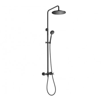 Overhead shower with mixer shower, Deante Temisto, brass