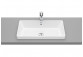 Recessed washbasin Roca Gap Square, 39x37cm, rectangular, overflow, white