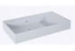 Washbasin wall mounted left 80x45.5cm, Elita Solid-Surface, white mat