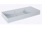 Washbasin wall mounted left 80x45.5cm, Elita Solid-Surface, white mat