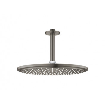 Overhead shower z przepustem stropowym 142mm 1 strumień, Grohe Cosmopolitan 310 Rainshower, brushed hard graphite 