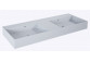 Washbasin wall mounted left 80x45.5cm, Elita Solid-Surface, white mat