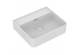 Washbasin rectangular z overflow 50x43cm, Ideal Standard Strada II, white