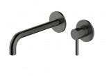 Washbasin faucet Omnires Y concealed, component wall mounted - black