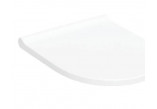 Seat Geberit Acanto soft-closing, hinges wypinane - white