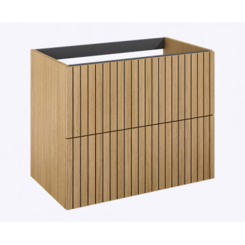 Wall mounted cabinet 60 2S, Elita Asami, oak naturalny fornir