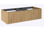 Wall mounted cabinet 60 2S, Elita Asami, oak naturalny fornir