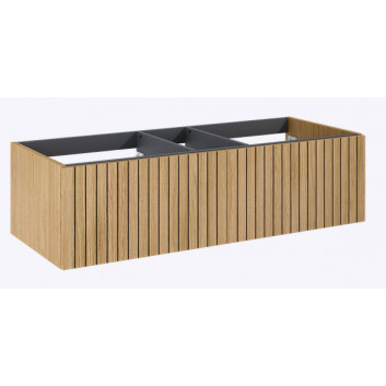 Wall mounted cabinet 60 2S, Elita Asami, oak naturalny fornir