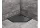 Pentagonal shower tray Radaway Doros PT, 80x80cm, acrylic, stone antracytowy