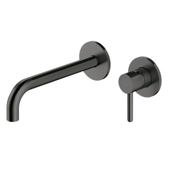 Washbasin faucet concealed with a long spout, Omnires Y - Nikiel