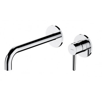 Washbasin faucet concealed with a long spout, Omnires Y - Nikiel