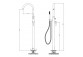 Bath tap Omnires Y, freestanding, shower 1-funkcyjny, gold