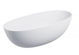 Bathtub freestanding 175x78cm, Omnires Shell M+, white mat