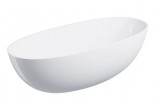 Bathtub freestanding 175x78cm, Omnires Shell M+, white mat