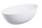 Bathtub freestanding 175x78cm, Omnires Shell M+, white mat