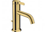 Single lever washbasin faucet 70 with pop-up waste with pull-rod, Hansgrohe Axor One, gold optyczny polerowany