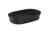 Countertop washbasin oval z cienkimi ściankami 60x38cm Ideal Standard Ipalyss , black mat