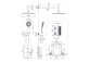 Shower set concealed z BOXem termostatycznym, Deante Box, chrome