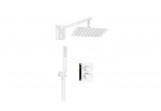 Shower set concealed z BOXem termostatycznym, Deante Box, bianco