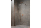 Door shower walk-in Radaway Essenza Pro White, 160x200cm, glass transparent, white profile