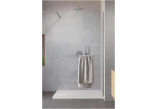 Shower cabin walk-in Radaway Modo New Brushed Copper II with hanger, 90x200cm, glass transparent, profil szczotkowana miedź