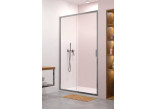 Door shower 140cm, Radaway Alienta DWJ, glass transparent, profil chrome