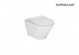 Close-coupled wc WC Roca Gap Rimless Square, 60cm, drain double, white