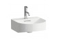 Washbasin wall mounted Laufen Sonar, SaphirKeramik, 60x42cm, polished bottom, without tap hole, white