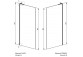 Shower enclosure walk-in Radaway Modo SL II 100 right, glass transparent, profil chrome