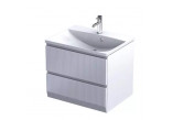 Cabinet vanity hanging 60cm, Oristo Skagenm white mat