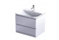 Cabinet vanity hanging 60cm, Oristo Skagenm white mat