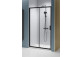 Door shower for recess installation Radaway Premium Plus DWJ 100 cm, right version, glass transparent, profil chrome