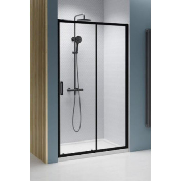 Door shower for recess installation Radaway Premium Plus DWJ 100 cm, right version, glass transparent, profil chrome