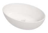 Ceramic washbasin countertop, Deante Alpinia, white