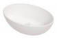 Ceramic washbasin under-countertop, Deante Alpinia, white