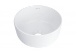 Ceramic washbasin countertop, Deante Jasmin, white