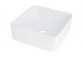 Ceramic washbasin countertop, Deante Jasmin, white