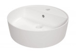 Ceramic washbasin wall mounted z miejscem na baterię, Deante Jasmin, white