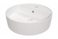 Ceramic washbasin wall mounted z miejscem na baterię, Deante Jasmin, white