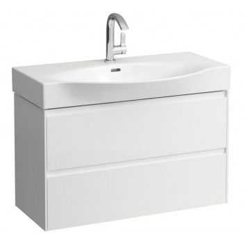 Cabinet vanity hanging 88cm, Laufen Lani, white mat