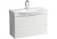 Cabinet vanity hanging 88cm, Laufen Lani, white mat