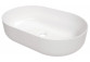 Ceramic washbasin countertop, Deante Round, white