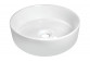 Ceramic washbasin countertop, Deante Round, white