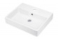 Ceramic washbasin countertop , Deante Square, white