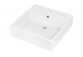 Ceramic washbasin countertop/wall-mounting z miejscem na baterię 50x40cm , Deante Temisto, white