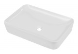 Ceramic washbasin countertop , Deante Tess, white