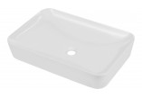 Ceramic washbasin under-countertop , Deante Temisto, white