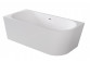 Bathtub freestanding Besco Zoya, right, 170x80cm, acrylic, white