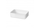 Countertop washbasin rectangular 50x34,5cm , Cersanit Crea, white